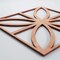 Ekena Millwork Medium Swansea Decorative Fretwork Wood Wall Panels, Cherry, 15 3/8"W x 15 3/8"H x 3/8"T WALW16X16X0375SWNCH - alternate 3